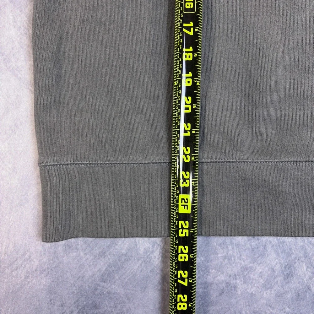 Banana Republic Mens XL Quarter Zip Pullover Sweatshirt Gray Mock Neck‎